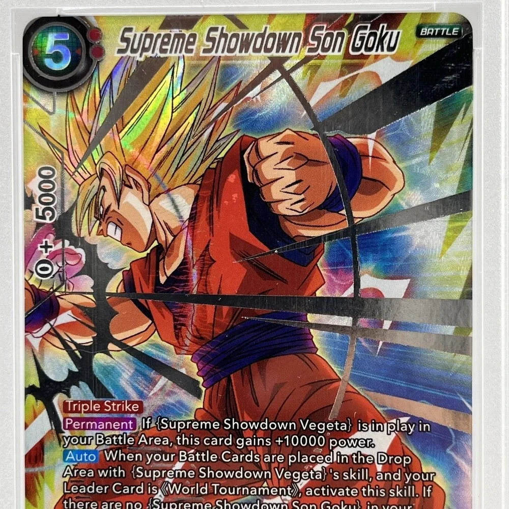 2018 Dragon Ball Super Supreme Showdown Goku Vegeta PSA 10 Gem Mint TB2 SPR Lot